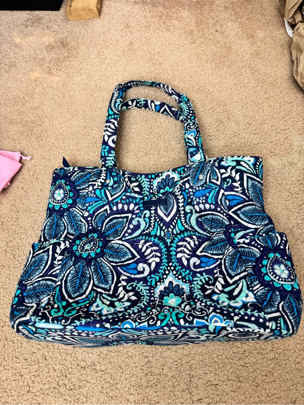 Vera Bradley large Glenna tote bag